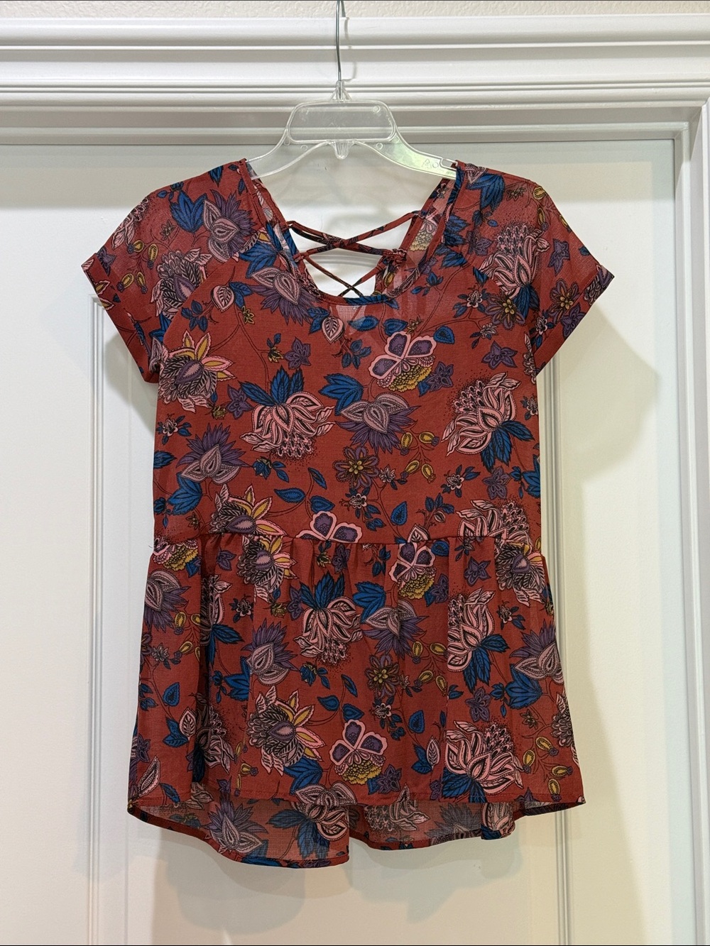 Exhilaration Floral Blouse